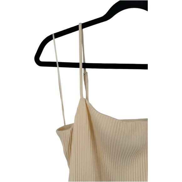 Astr the Label pleated sleeveless dress cream size Medium M - Picture 3 of 7